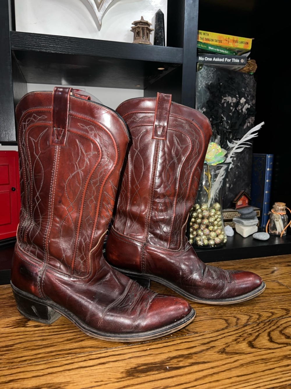 Men's Brown Leather Western Cowboy Boots